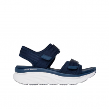 Sandálias Rasas Mulher Skechers D'lux Walker - Adored Days Marinho