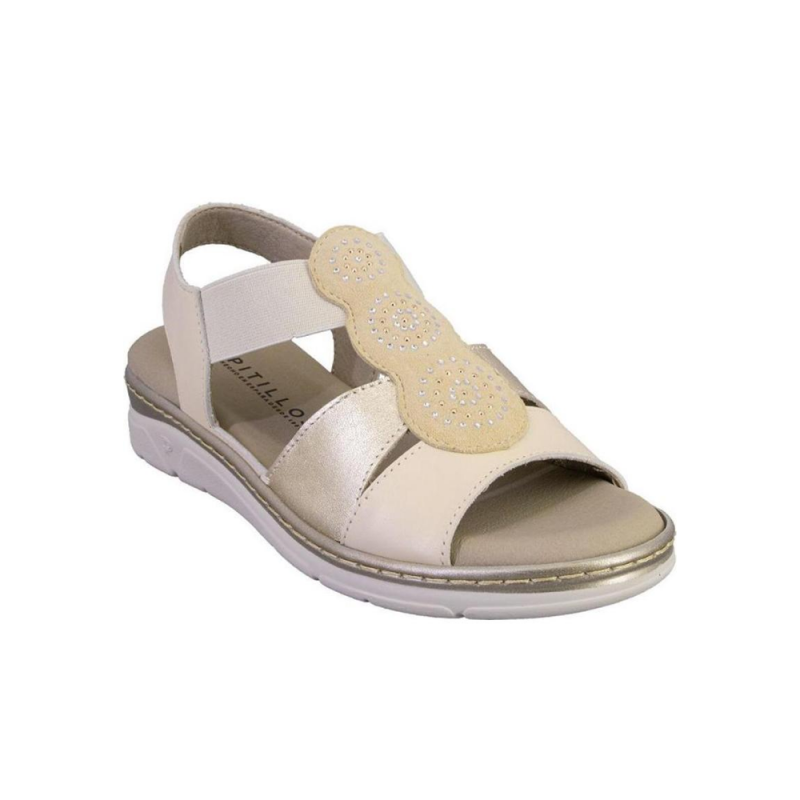 Sandalias Planas Mujer Pitillos 11002 Beig