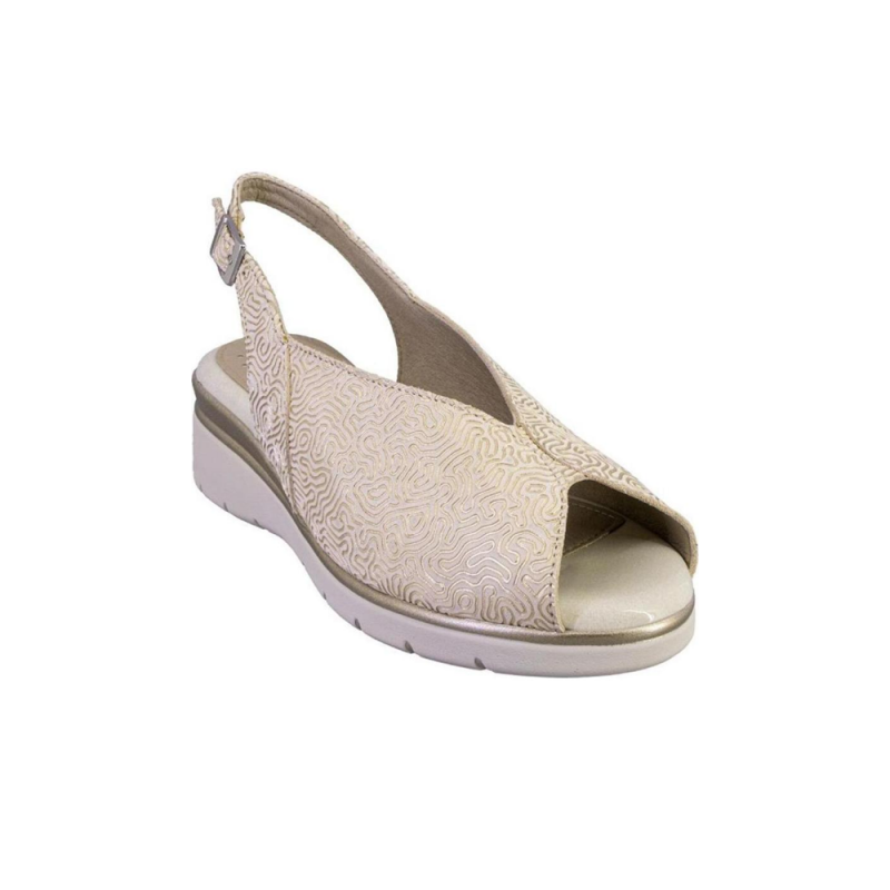 Sandalias Planas Mujer Pitillos 11044 Oro