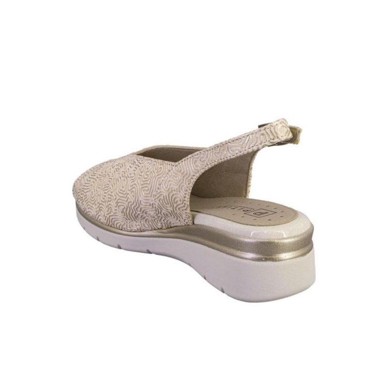 Sandalias Planas Mujer Pitillos 11044 Oro