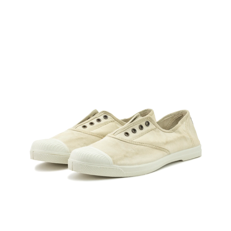 Zapatillas Lona Mujer Natural World 102e Beig