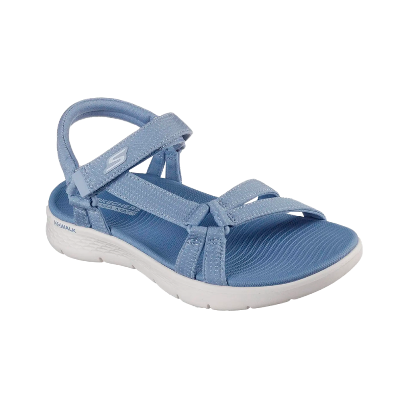 Sandalias Planas Mujer Skechers 141451 Azul