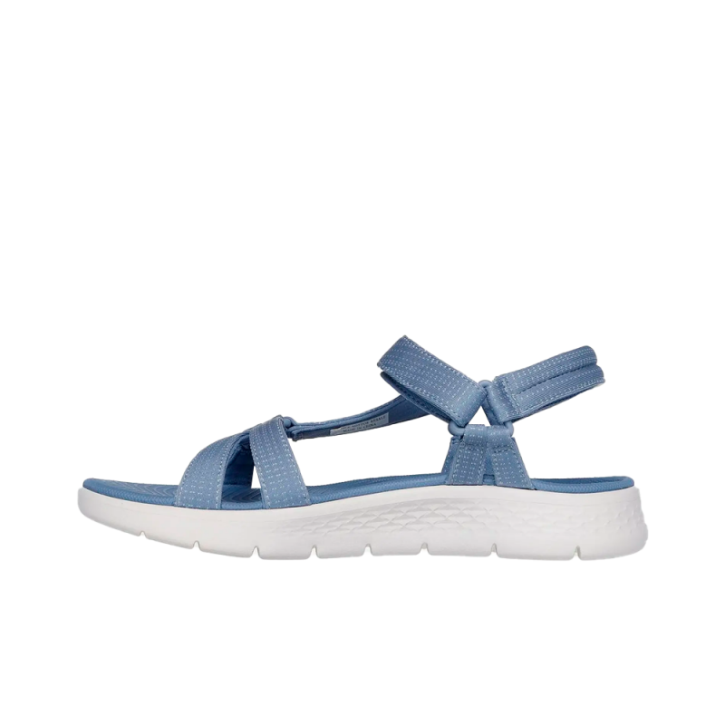 Sandalias Planas Mujer Skechers 141451 Azul