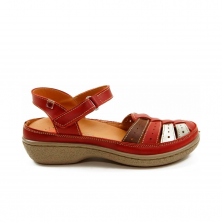 Sandali Bassi Donna Laura Azaña 11985 Rosso