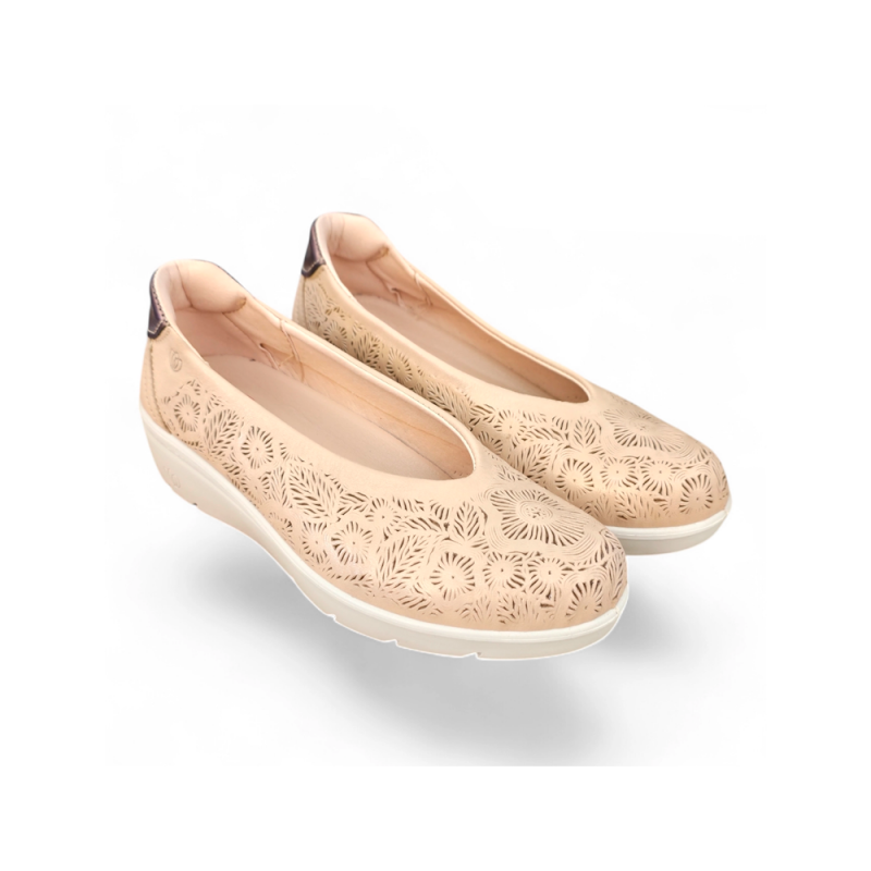 Zapatos de Sport Mujer Laura Azaña 26848 Beig