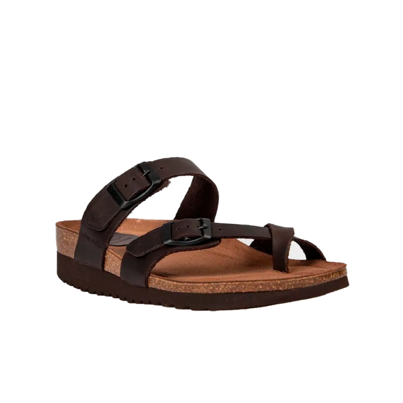Sandalias Planas Mujer Inter-bios 7212 Moka