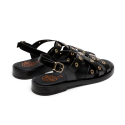 Sandalias Planas Mujer Porronet 3234 Negro