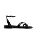 Sandalias Planas Mujer Porronet 3230 Negro