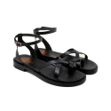 Sandalias Planas Mujer Porronet 3230 Negro