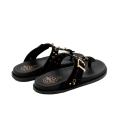 Sandalias Planas Mujer Porronet 3294 Negro