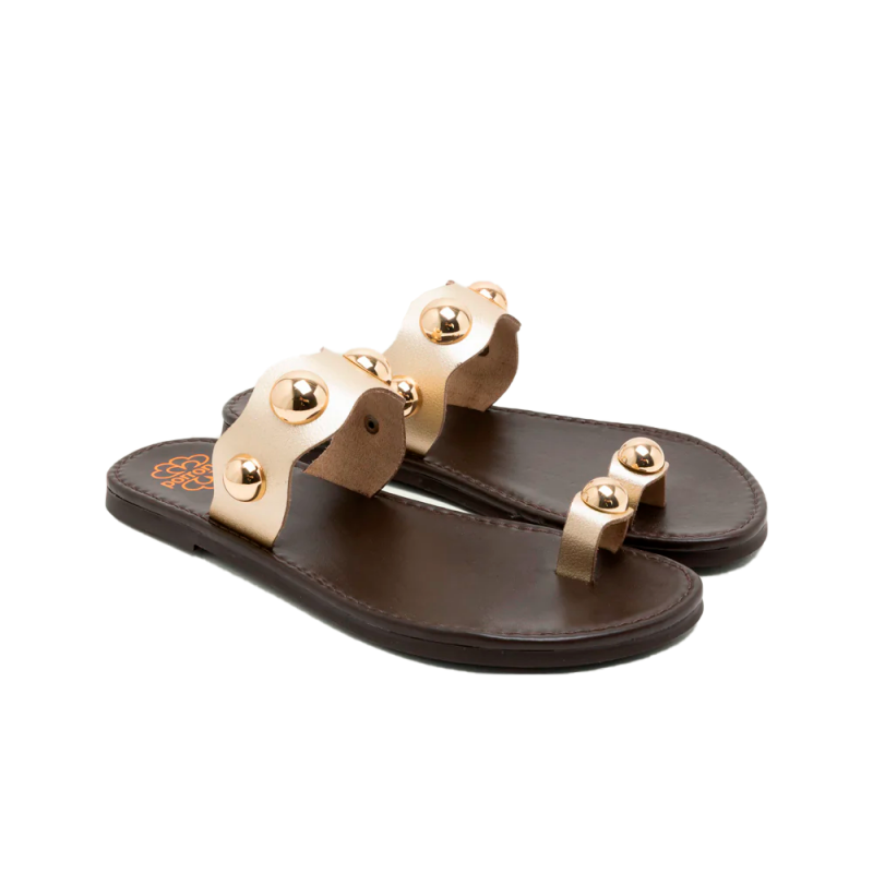 Sandalias Planas Mujer Porronet 3214 Oro