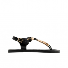 Sandales Plates Femme Porronet 3205 Noir
