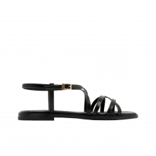 Sandales Plates Femme Porronet 3221 Noir