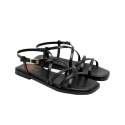 Sandalias Planas Mujer Porronet 3221 Negro