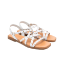 Sandalias Planas Mujer Porronet 3223 Blanco