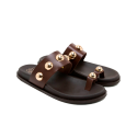 Sandalias Planas Mujer Porronet 3297 Moka