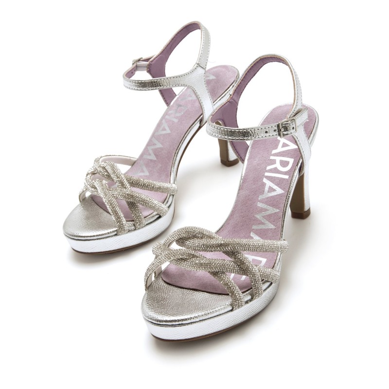 Sandalias Vestir de Mujer MARIAMARE 68687 Plata 62610