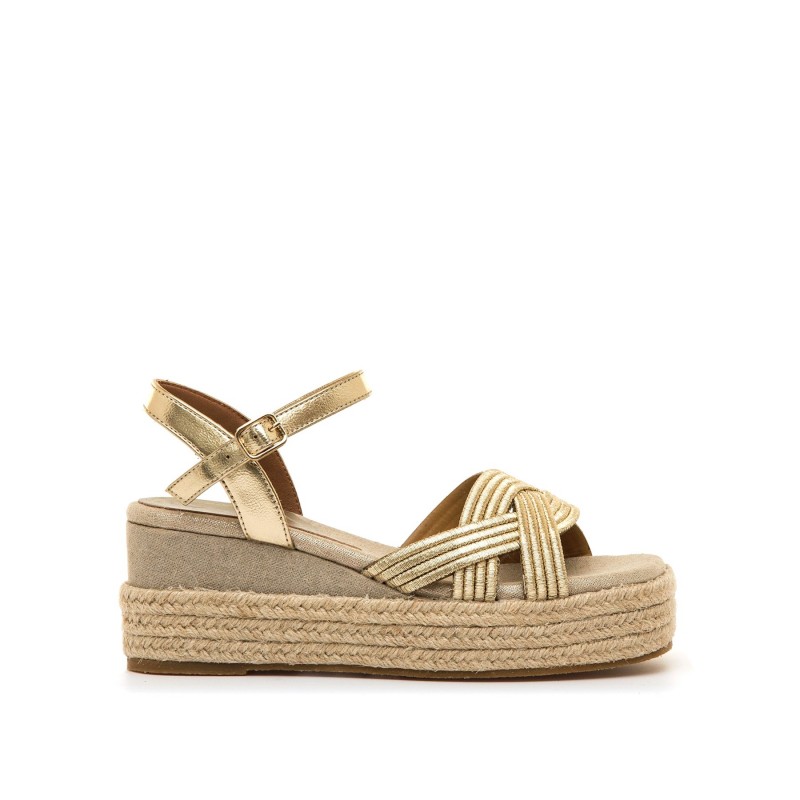 Sandalias Casual de Mujer MARIAMARE 68706 Oro 62618