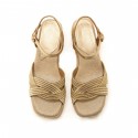 Sandalias Casual de Mujer MARIAMARE 68706 Oro 62618