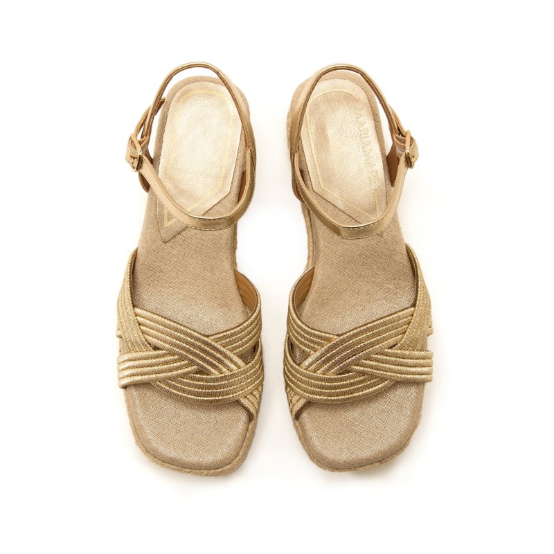 Sandalias Casual de Mujer MARIAMARE 68706 Oro 62618