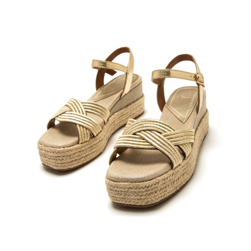 Sandalias Casual de Mujer MARIAMARE 68706 Oro 62618