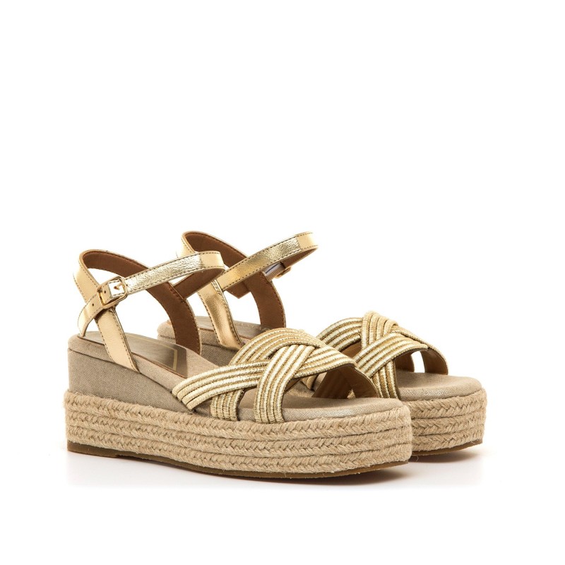 Sandalias Casual de Mujer MARIAMARE 68706 Oro 62618