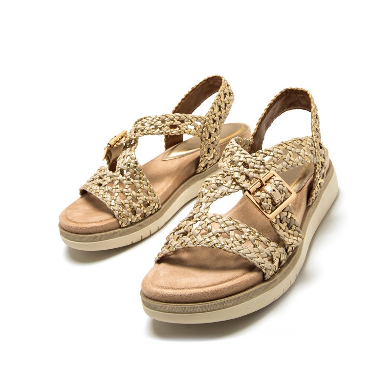 Sandalias Casual de Mujer MARIAMARE 68724 Beige 62635