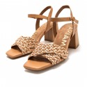 Sandalias Casual de Mujer MARIAMARE 68774 Beige 62649