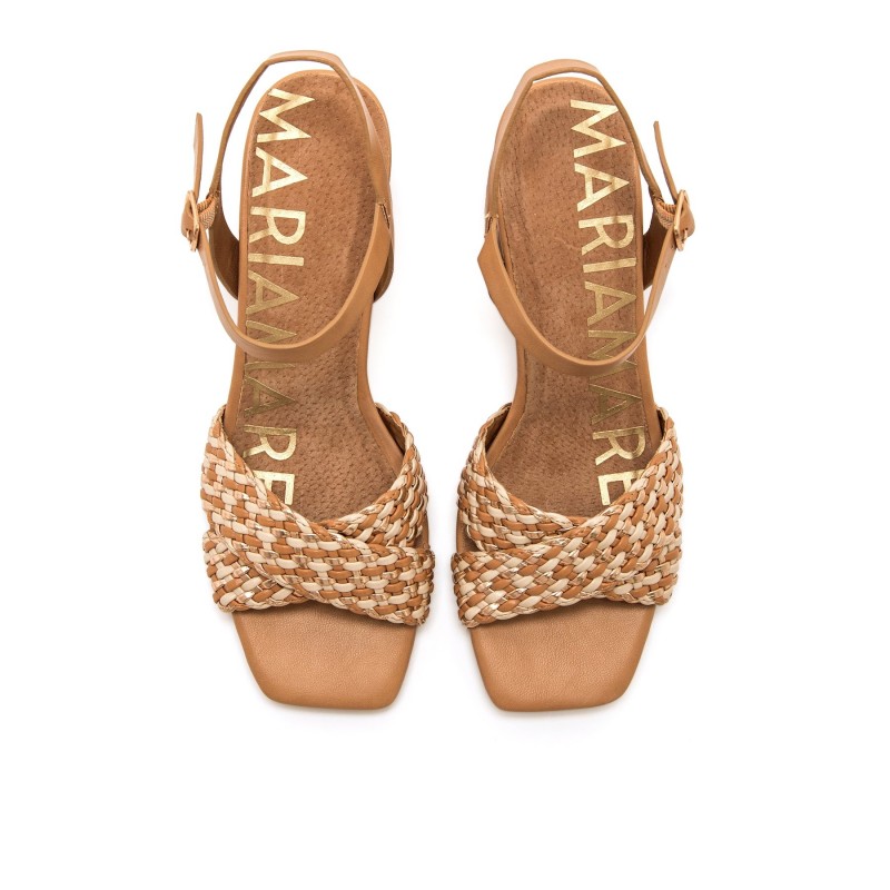 Sandalias Casual de Mujer MARIAMARE 68774 Beige 62649