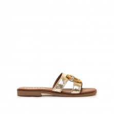 Sandalias Casual de Mujer MTNG ALYSA Oro 62673