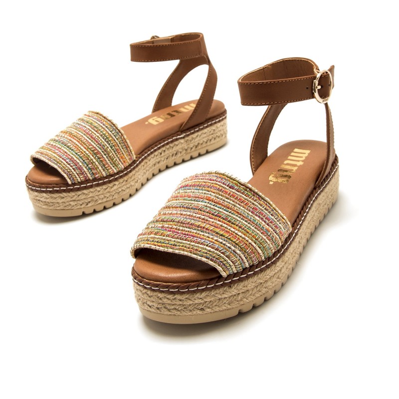 Sandalias Casual de Mujer MTNG AMELIE Beige 62792