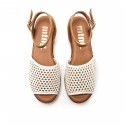 Sandalias Casual de Mujer MTNG AMELIE Blanco 62745