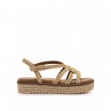 Sandalias Casual de Mujer MTNG AMELIE Beige 62651