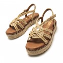 Sandalias Casual de Mujer MTNG AMELIE Beige 62651