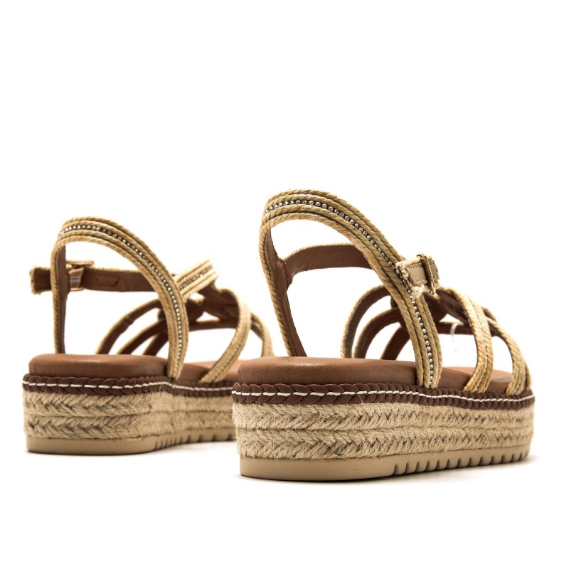 Sandalias Casual de Mujer MTNG AMELIE Beige 62651