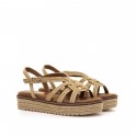 Sandalias Casual de Mujer MTNG AMELIE Beige 62651