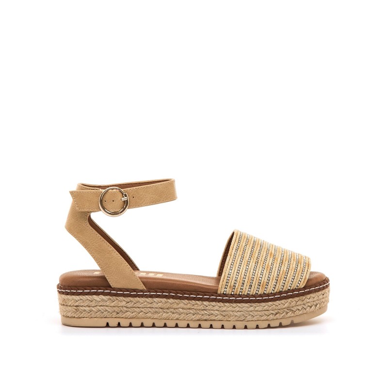 Sandalias Casual de Mujer MTNG AMELIE Beige 62791