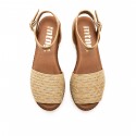 Sandalias Casual de Mujer MTNG AMELIE Beige 62791