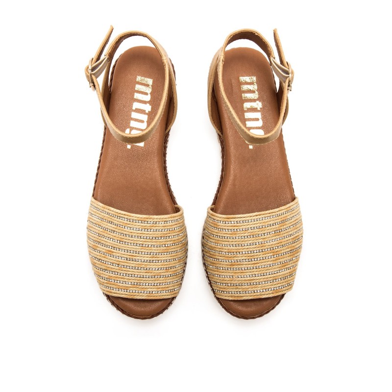 Sandalias Casual de Mujer MTNG AMELIE Beige 62791