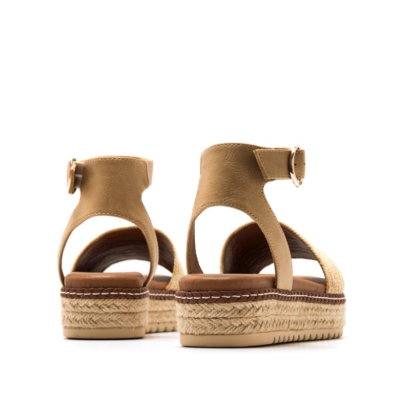 Sandalias Casual de Mujer MTNG AMELIE Beige 62791