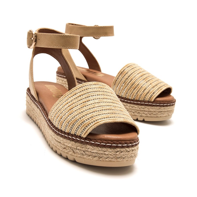 Sandalias Casual de Mujer MTNG AMELIE Beige 62791