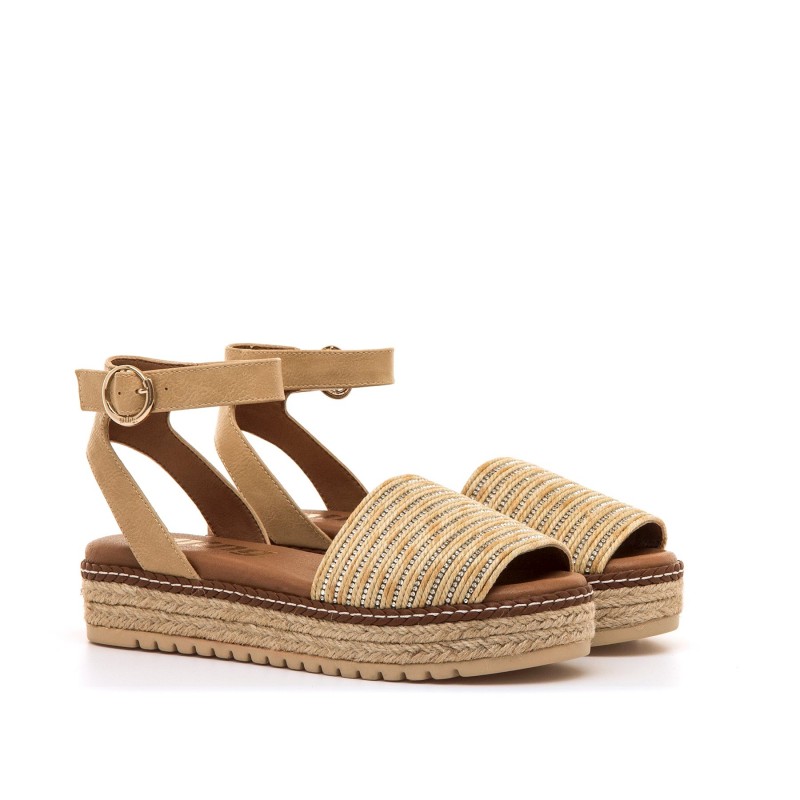 Sandalias Casual de Mujer MTNG AMELIE Beige 62791