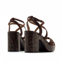Sandalias Vestir de Mujer MTNG BRITT Marron 62742