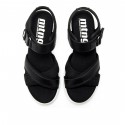 Sandalias Casual de Mujer MTNG COTTON Negro 62766