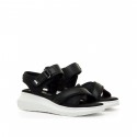 Sandalias Casual de Mujer MTNG COTTON Negro 62766
