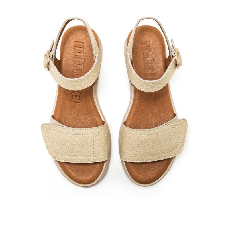 Sandalias Casual de Mujer MTNG DANIELA Beige 62721