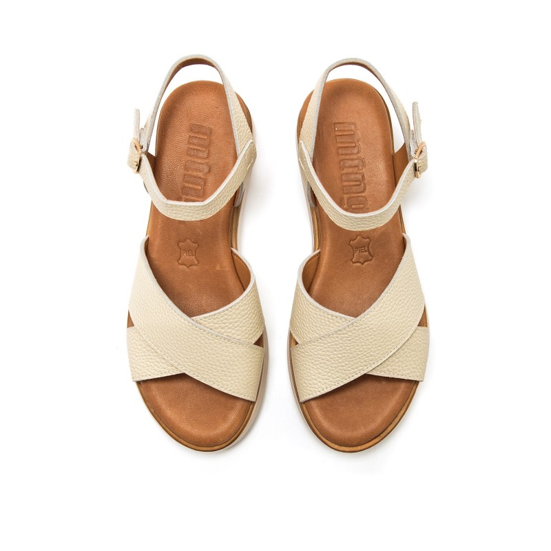 Sandalias Casual de Mujer MTNG DANIELA Beige 62664