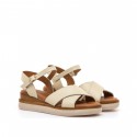 Sandalias Casual de Mujer MTNG DANIELA Beige 62664