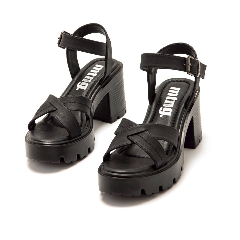 Sandalias Casual de Mujer MTNG EMELINE Negro 62683
