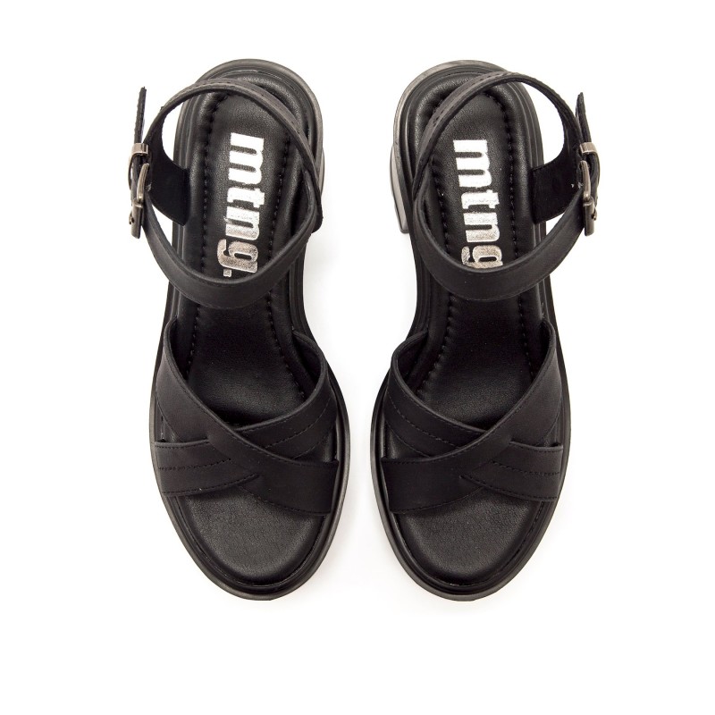 Sandalias Casual de Mujer MTNG EMELINE Negro 62683